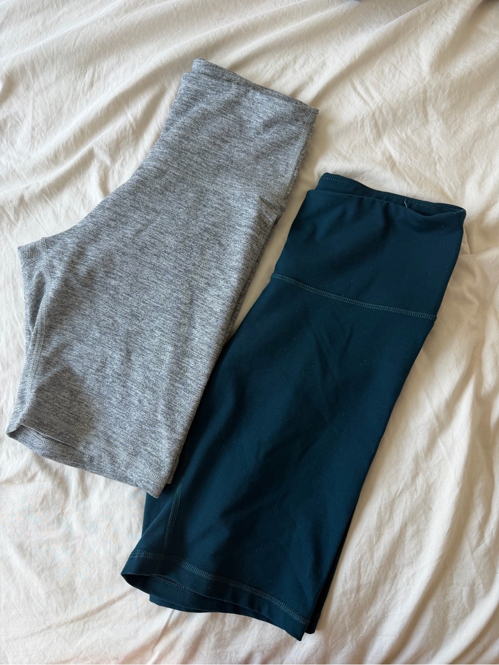 Old Navy Gray and Dark Teal Athletic Shorts